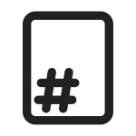 Document Page Bottom Left SVG Icon
